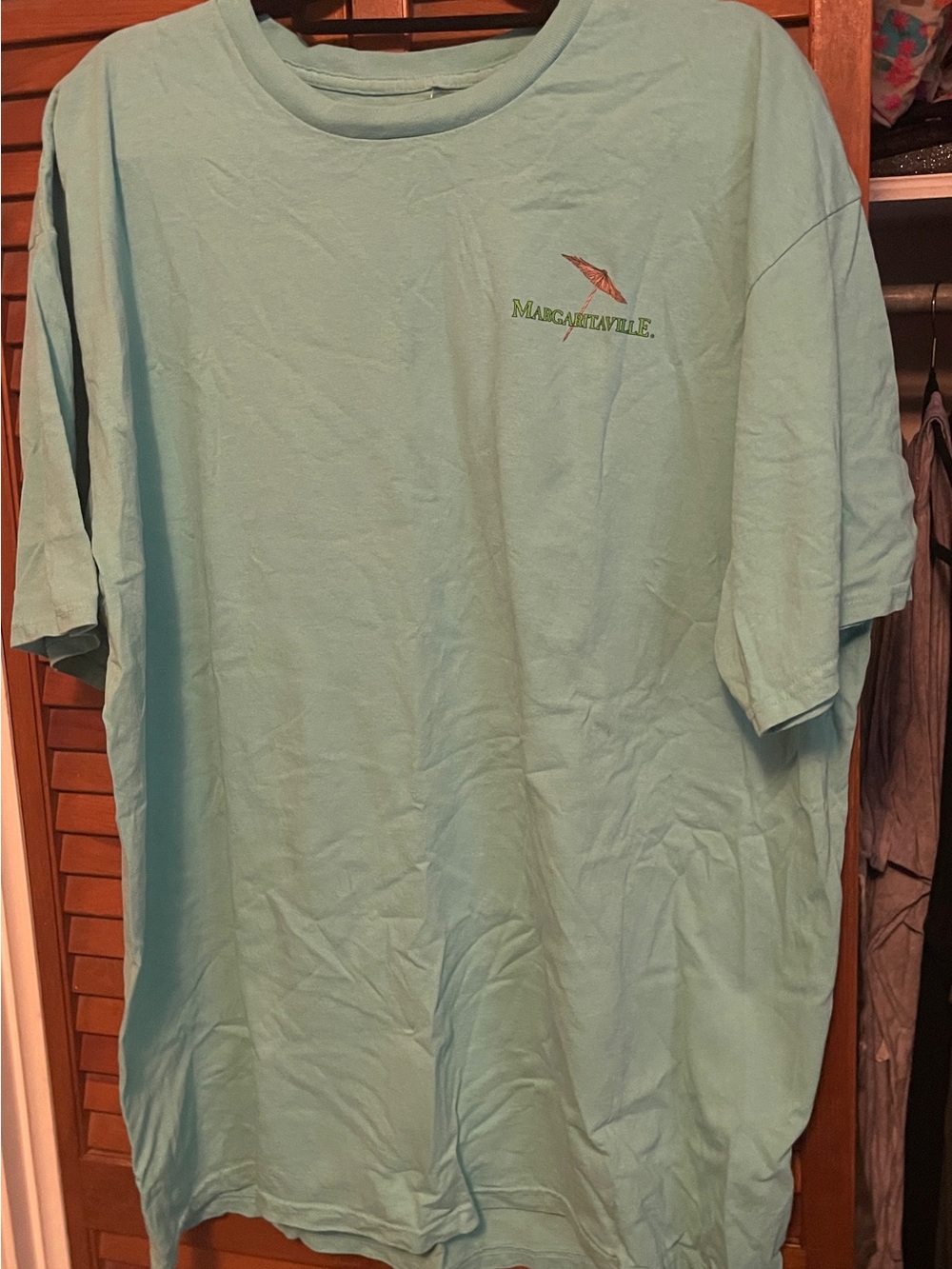 Margaritaville Light Seafoam Green Short Sleeve Tee